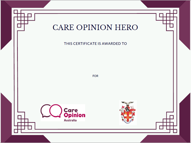 CO Hero Certificate